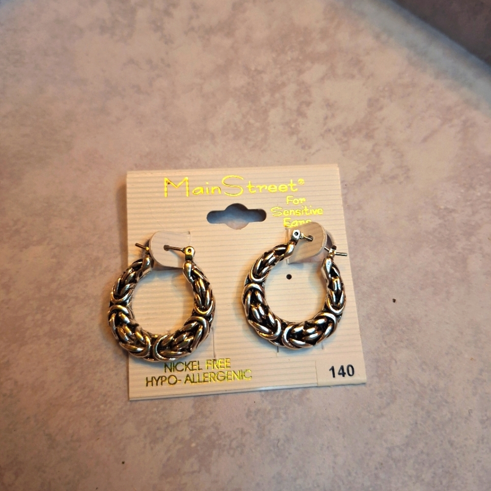 Main Street Silver Hoop Earrings